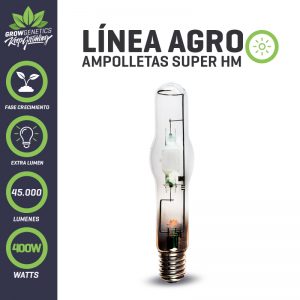 alineación Perú Mentalmente Ampolleta Haluro Metálico 400W Extra Lumen – Grow Genetics | Tu Cultivo  GrowShop - Productos para autocultivo