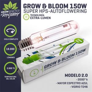 Ampolleta Grow & Bloom 150W - Grow Genetics