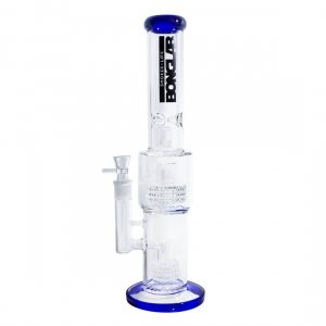 Bong Double Shot Azul - Bonglab