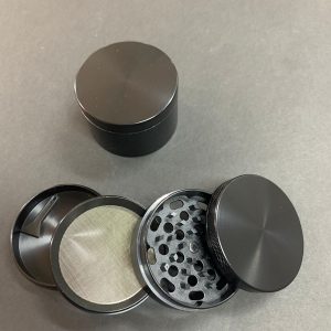 Moledor Aluminio 4 Piezas Negro 63mm