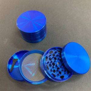 Moledor Aluminio 4 piezas Azul 63mm