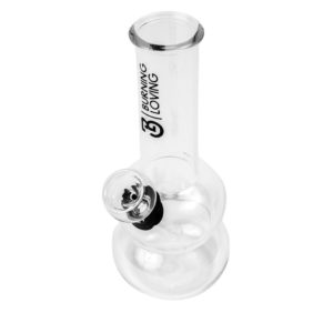 Bong double ring Clear - Burning Loving