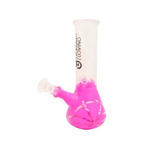Bong cónico Pink Tapping 20 cm - Burning Loving