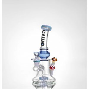 Bong Doble Calavera Verde Claro 22 cm – Calvo