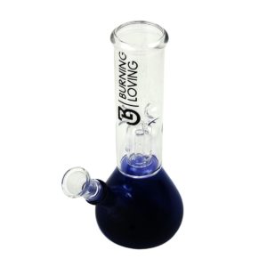 Bong cónico 20 cm Percolador Azul - Burning Loving