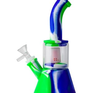 Bong Silicona - Vidrio- Quemador BY ZF