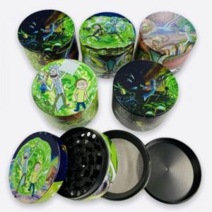 Moledor Metálico 3 Piezas Rick y Morty 50mm  D&K