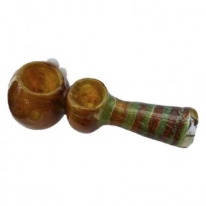 Pipa Pyrex 14cm Quemador Doble - Brown Biabyss