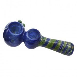 Pipa Pyrex 14cm Quemador Doble - Blue Biabyss
